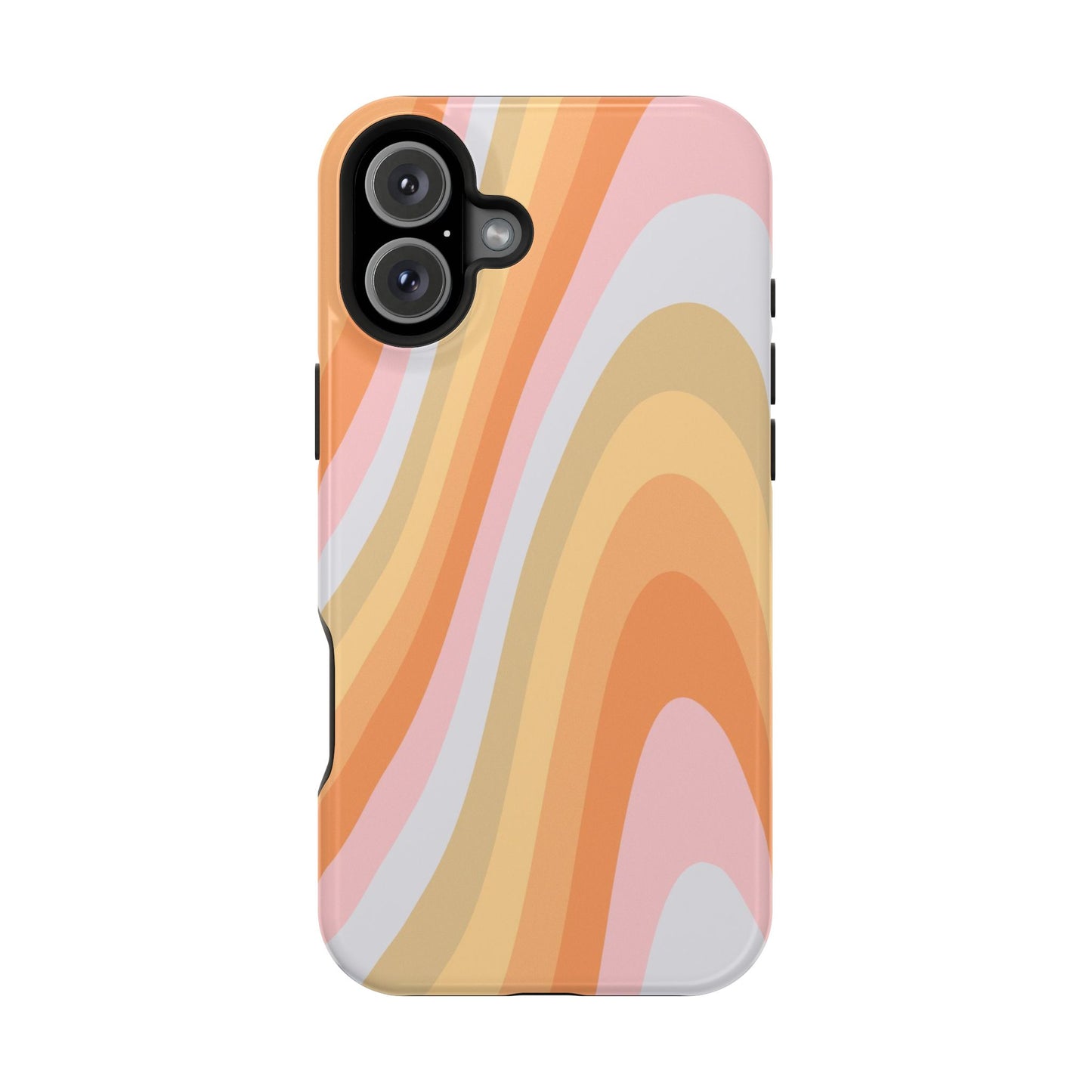 Rainbow Waves iPhone Case