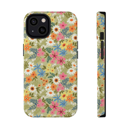 Colorful Posies iPhone Case