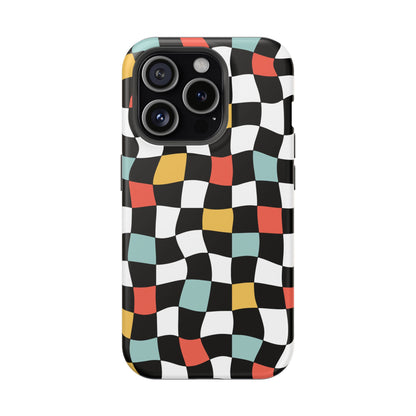 Retro Check iPhone Case