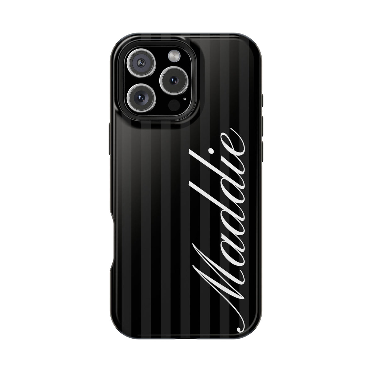 Custom Black Stripes iPhone Case