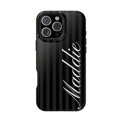 Custom Black Stripes iPhone Case