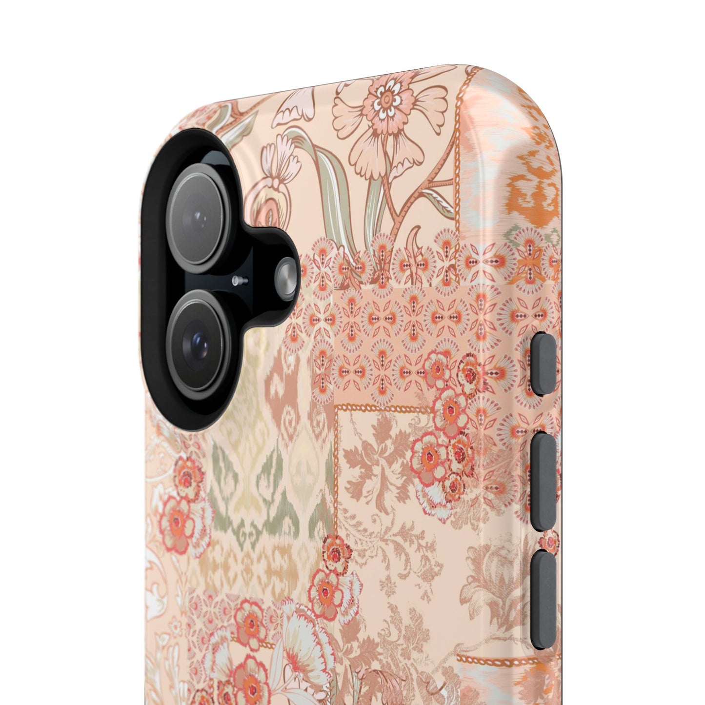 Peachy Paisley iPhone Case