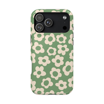 Green Las Flores iPhone Case