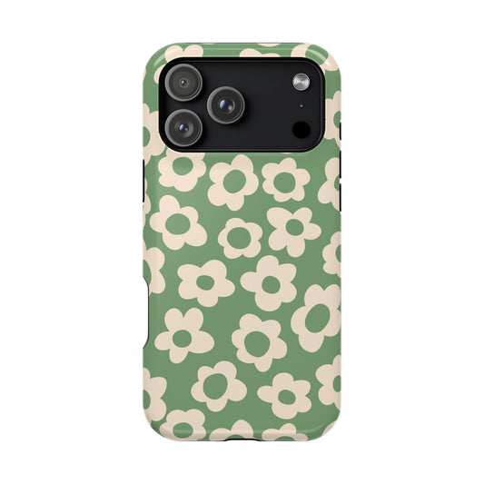 Green Las Flores iPhone Case