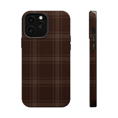 Cocoa Plaid iPhone Case