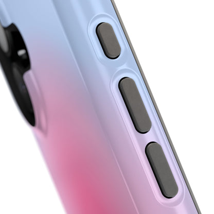 Pink & Blue Aura iPhone Case