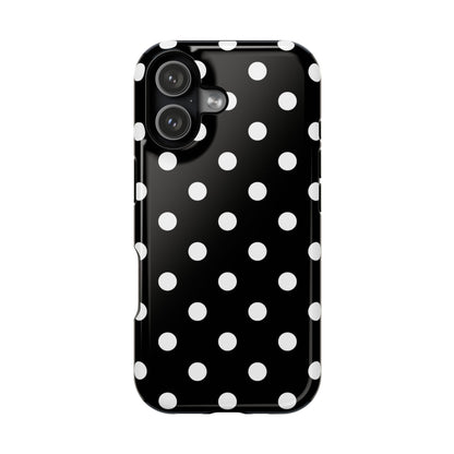 White Polka Dots iPhone Case