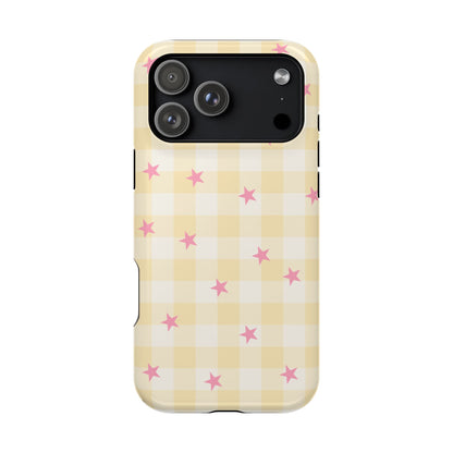 Buttercup Gingham iPhone Case