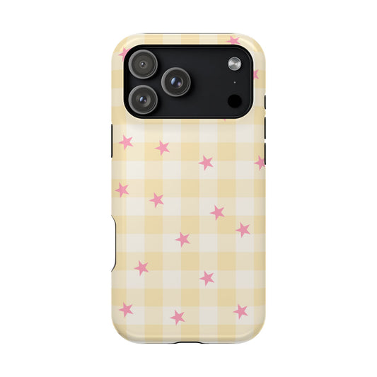 Buttercup Gingham iPhone Case