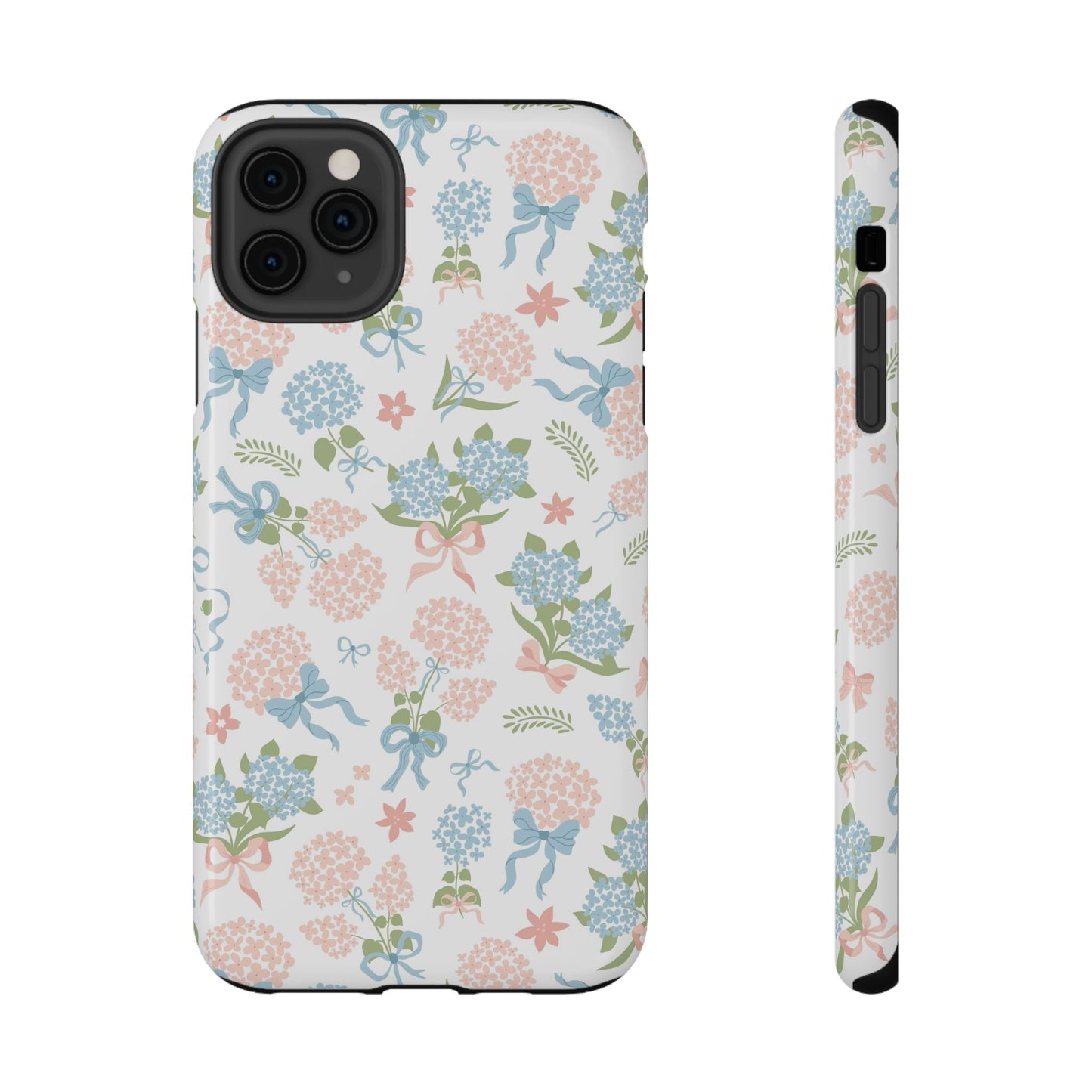 Hydrangea Bows iPhone Case