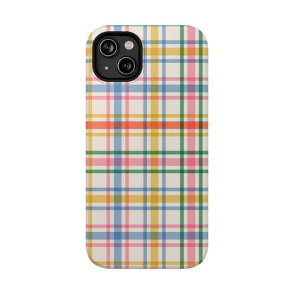 Retro Plaid iPhone Case