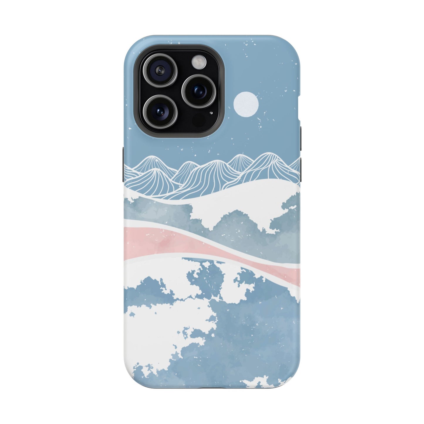 Blue Winter Night iPhone Case
