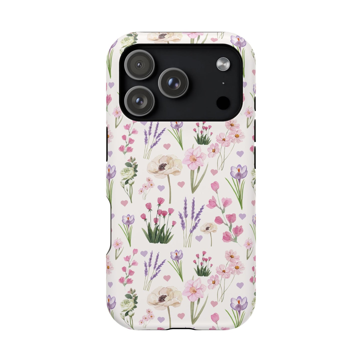 Vintage Purple Floral iPhone Case