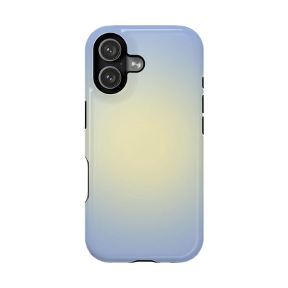 Blue & Yellow Aura iPhone Case