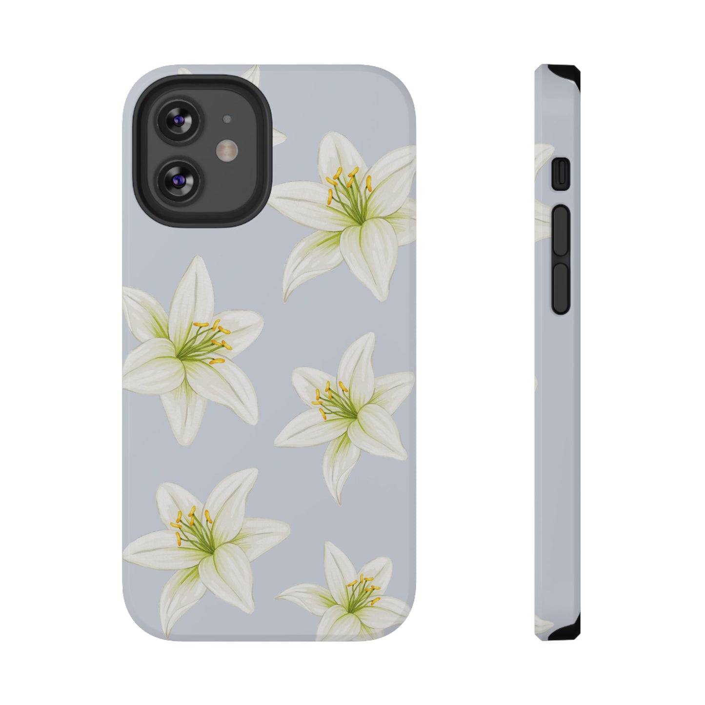 Blue Tiger Lily iPhone Case