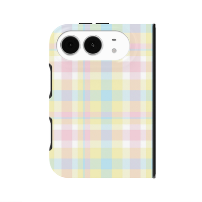 Buttercream Plaid iPhone Case