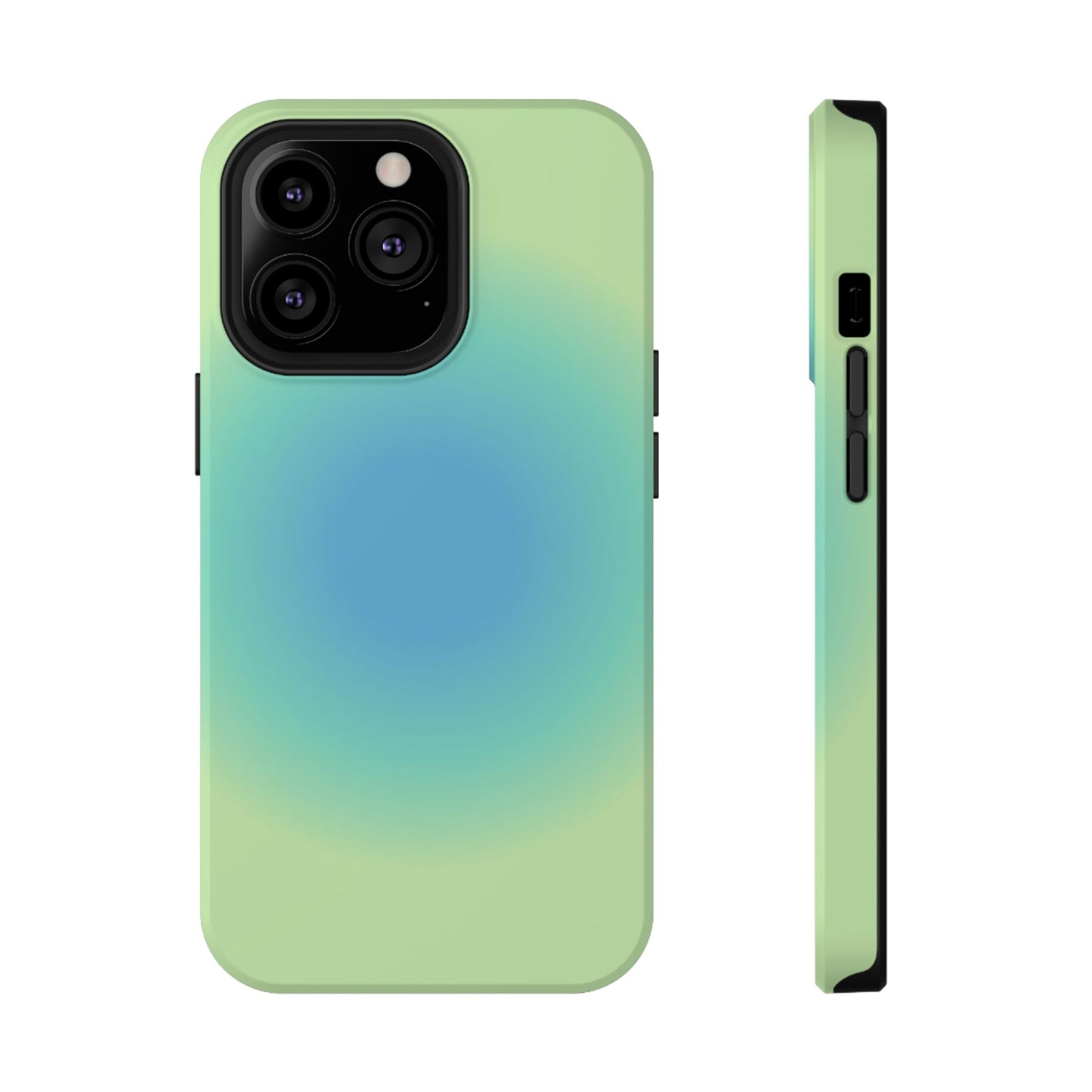 Blue & Green Aura iPhone Case