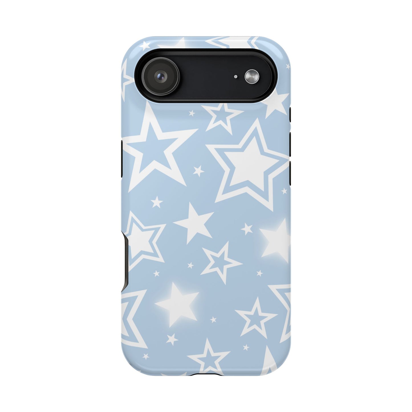 Blue Y2K Stars iPhone Case