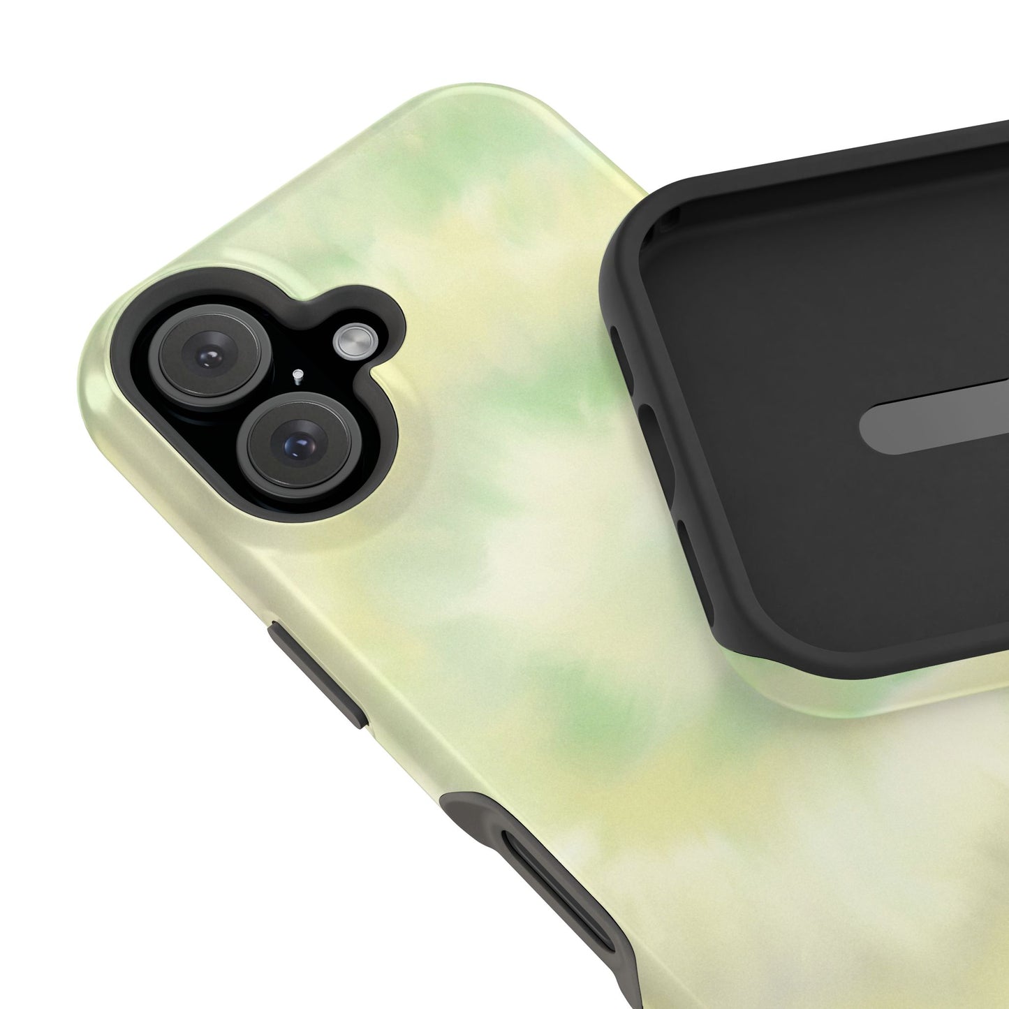Lime Tie Dye iPhone Case