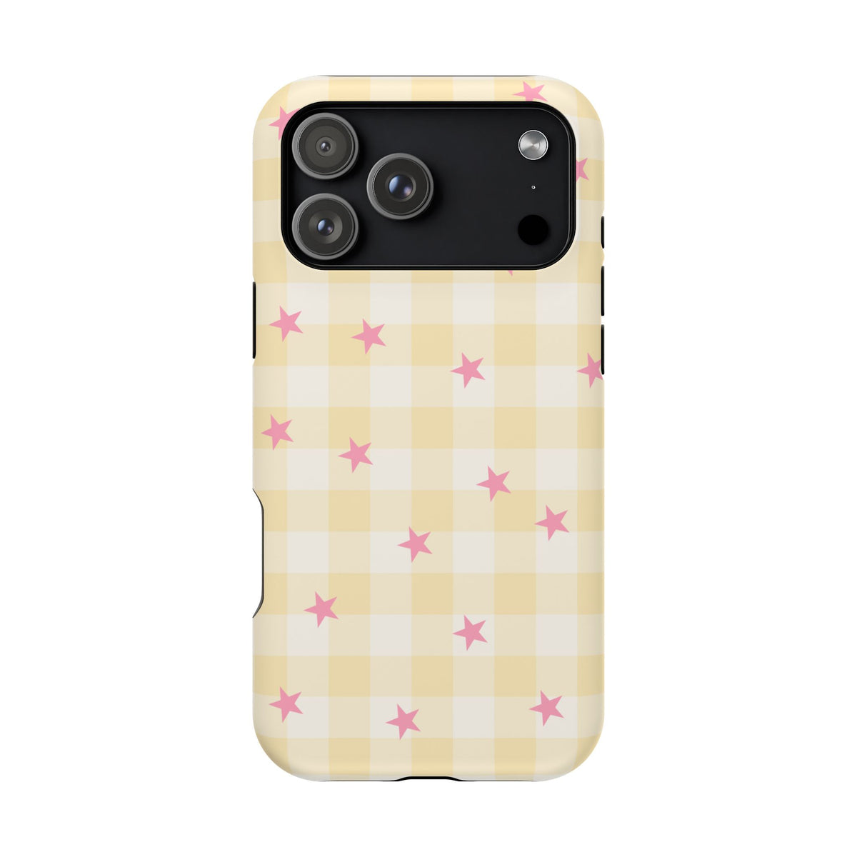 Buttercup Gingham iPhone Case