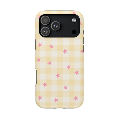 Buttercup Gingham iPhone Case