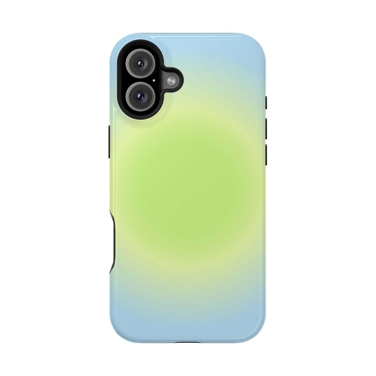 Green & Blue Aura iPhone Case