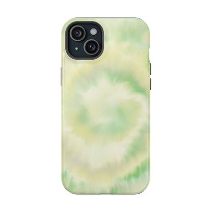 Lime Tie Dye iPhone Case