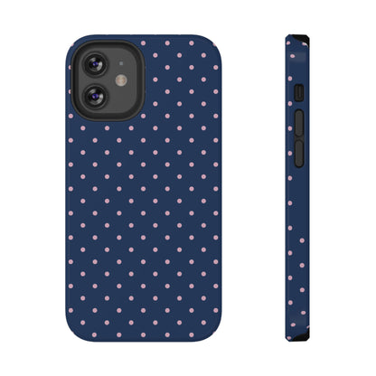 Periwinkle Mini Dots iPhone Case