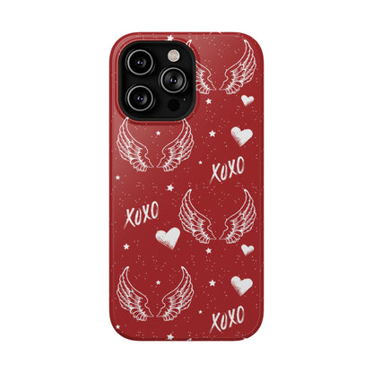Y2K Red Angels iPhone Case