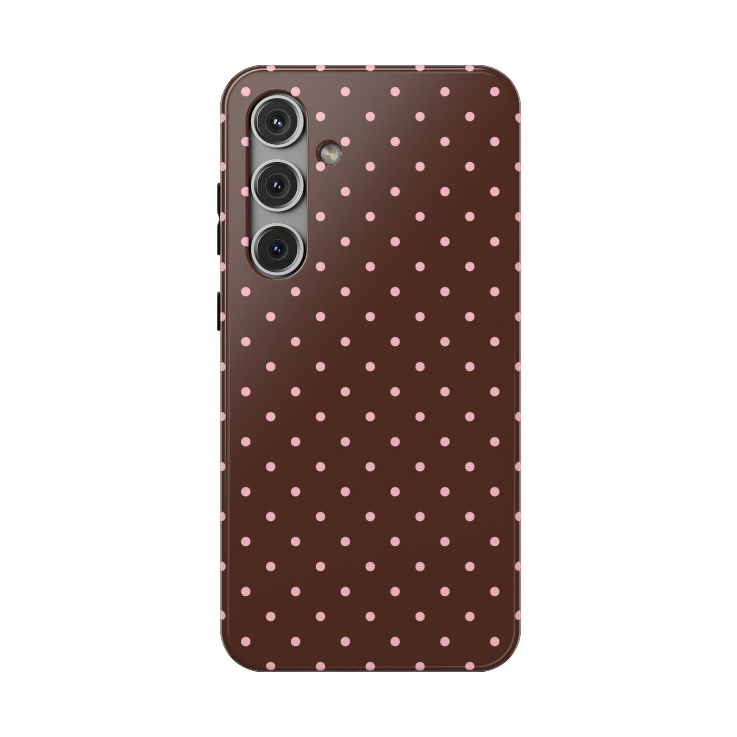 Pink Latte Mini Dots Samsung Case