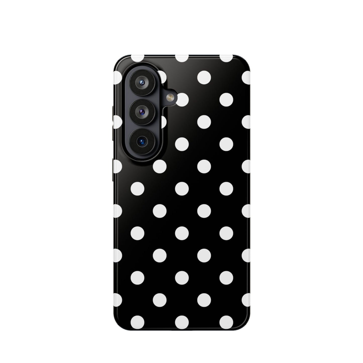 White Polka Dots Samsung Case