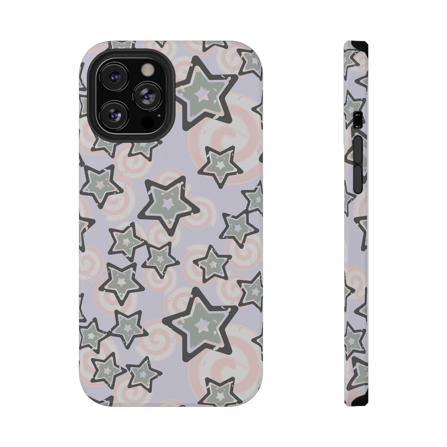 Y2K Gray Star iPhone Case