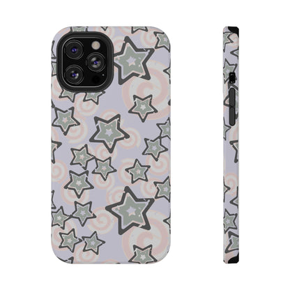 Y2K Gray Star iPhone Case