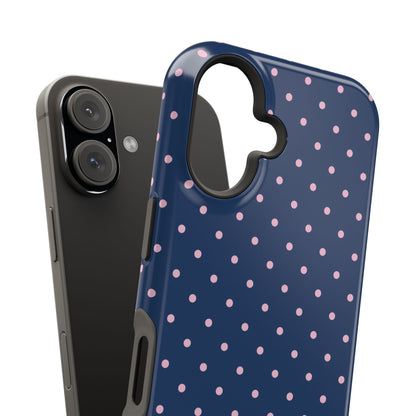 Periwinkle Mini Dots iPhone Case