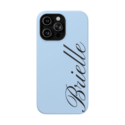 Personalized Blue iPhone Case