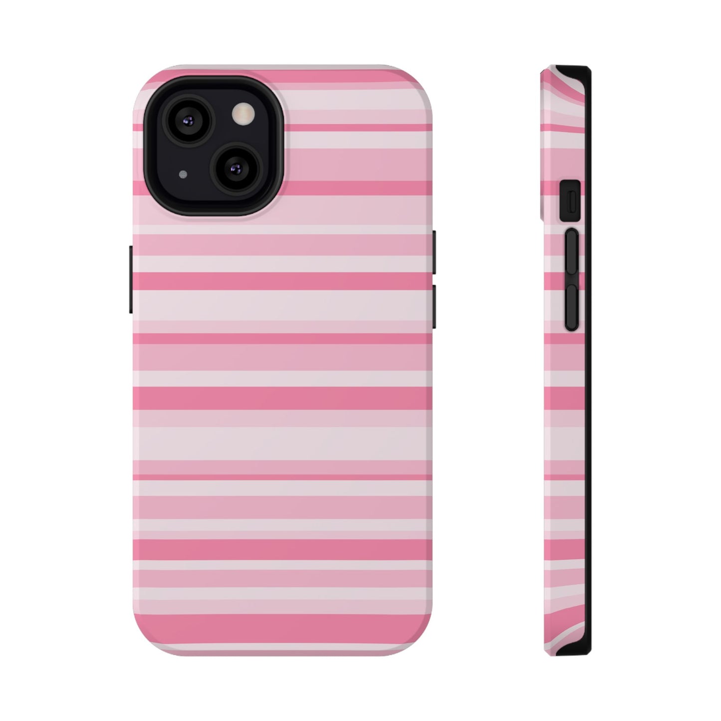 Pink Candy Stripes iPhone Case