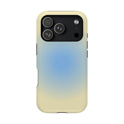 Blue & Yellow Aura iPhone Case