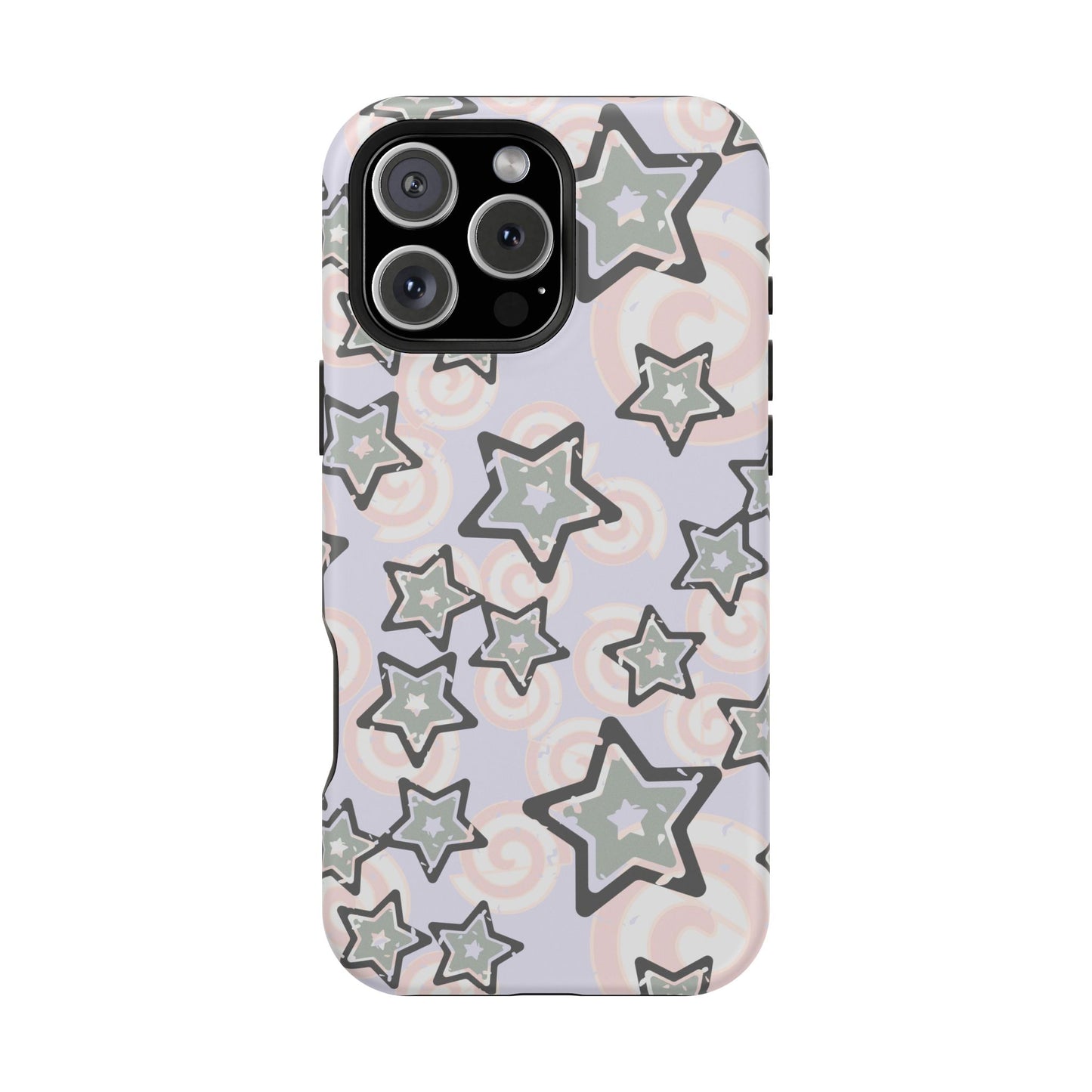 Y2K Gray Star iPhone Case
