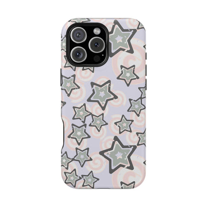Y2K Gray Star iPhone Case