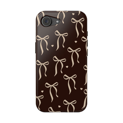 Chocolate Bows iPhone Case