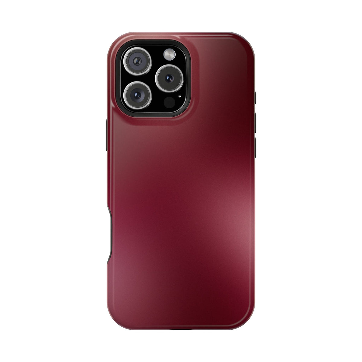 Burgundy Aura iPhone Case
