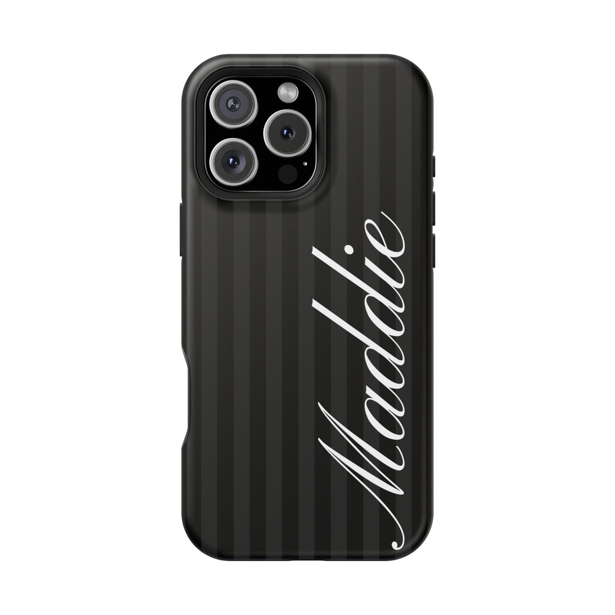 Custom Black Stripes iPhone Case