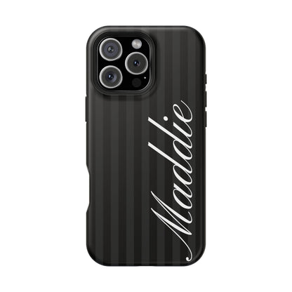 Custom Black Stripes iPhone Case