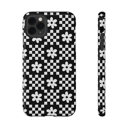 Checkerboard Daisy iPhone Case from Stella Cases