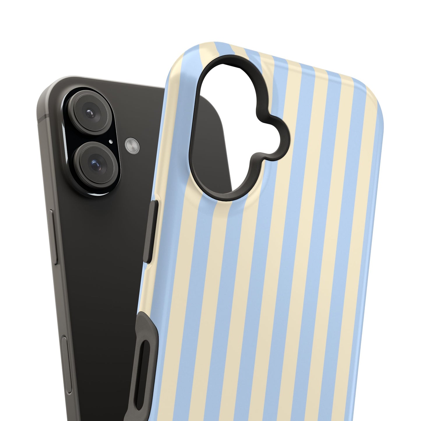 Lemon Sky Stripes iPhone Case