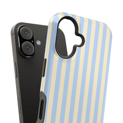 Lemon Sky Stripes iPhone Case