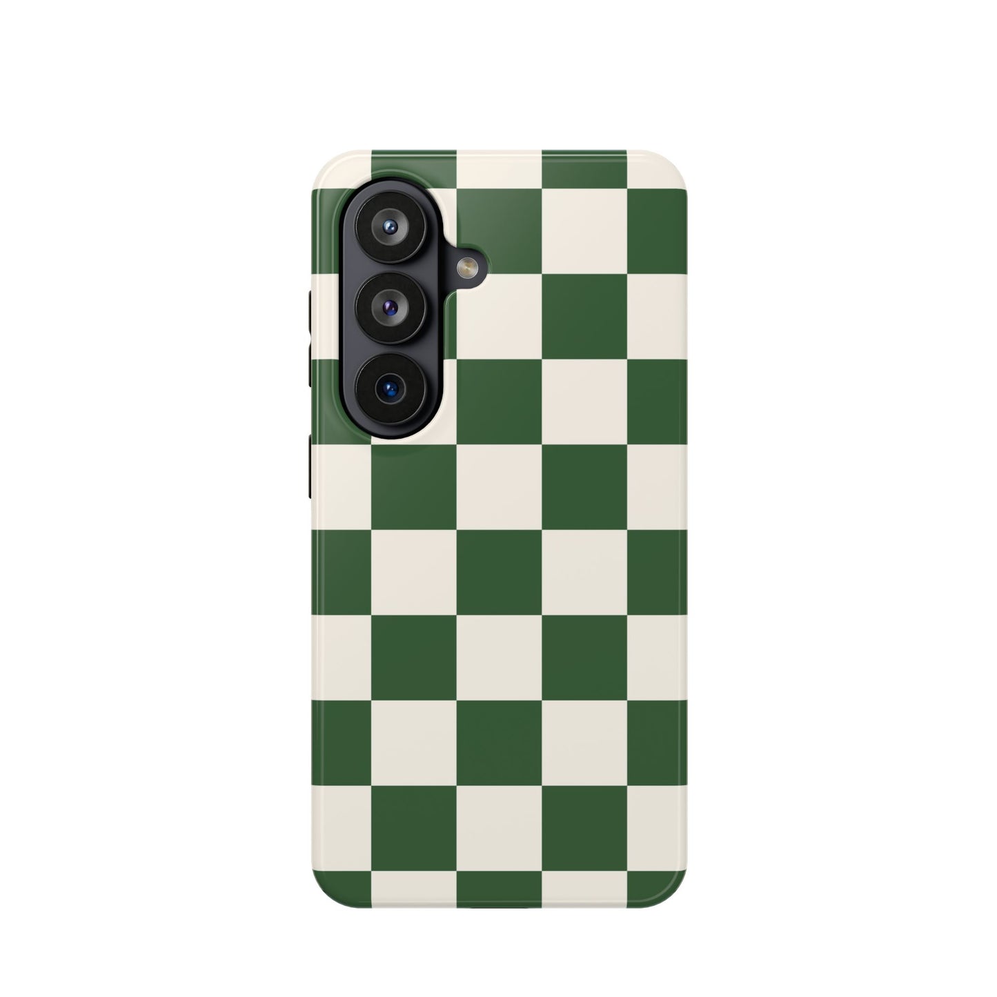 Green Checkered Samsung Case