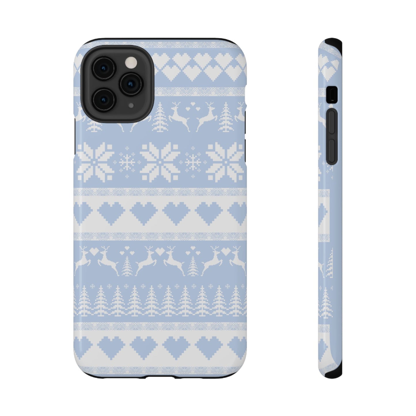 Blue Christmas Sweater iPhone Case