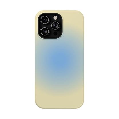Blue & Yellow Aura iPhone Case