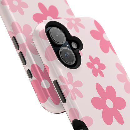 Pink Flower Power iPhone Case